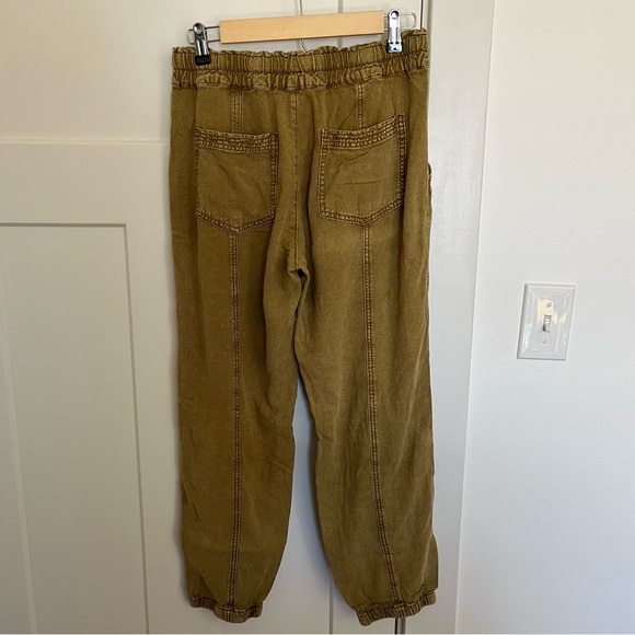 Anthropologie Rhys Utility Linen Blend Joggers - Picture 5 of 10